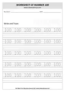 worksheet 100